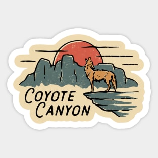 Coyote Canyon Sticker